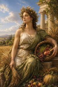 Ceres ist die römische Göttin des Ackerbaus und der Fruchtbarkeit