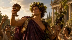 Bacchus ist der römische Gott des Weines