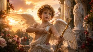 Cupido ist der römische Liebesgott
