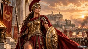 Die Göttin Bellona war eine Kriegsgöttin in der römischen Mythologie