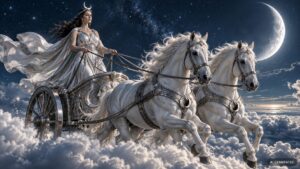 Luna ist die Mondgöttin in der römischen Mythologie